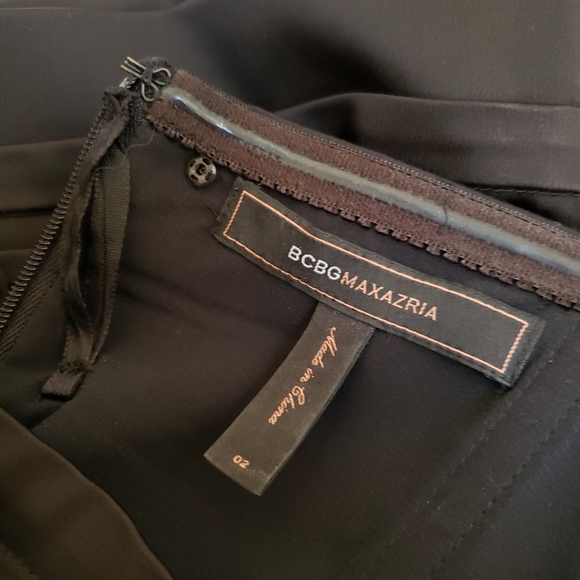 BCBG Max Azria Black Strapless Cocktail Dress - Picture 4 of 4